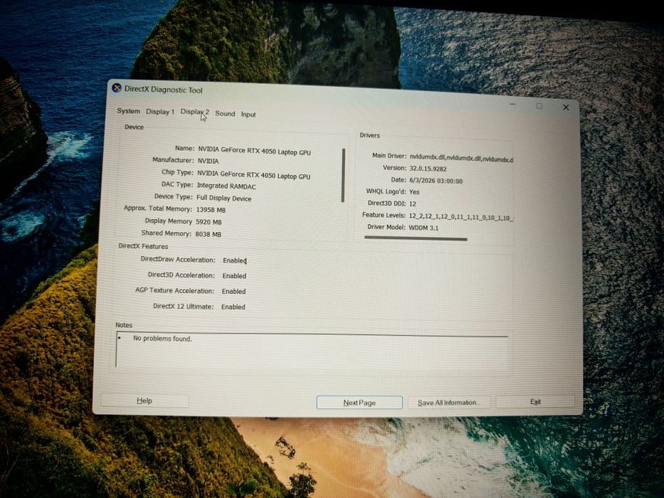 HP Omen  RTX 4050