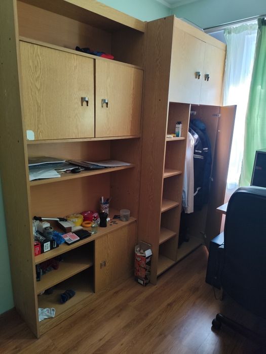 Секция 2бр + двукрилен гардероб