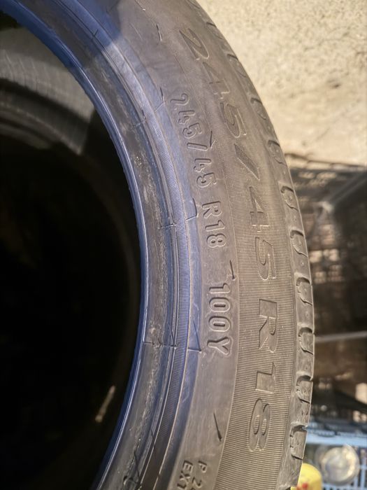 Гуми pirelli 245/45/18 6мм Runflat
