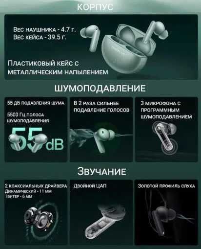 Новые OnePlus Buds 4 блютуз наушники(bluetooth) 2025