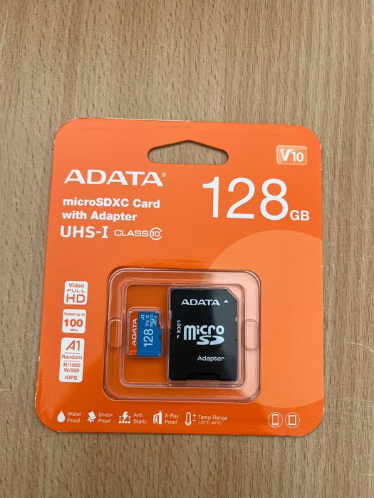 Карта памет SD 128GB microSDXC с адаптер