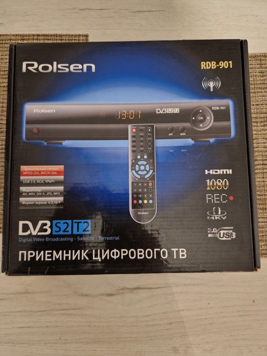 Цифров телевизионен приемник Rolsen RDB-901