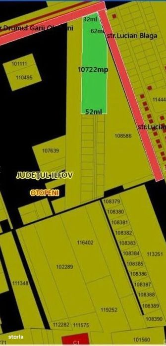 Vanzare Teren Parcare privată Otopeni Dr.Gari