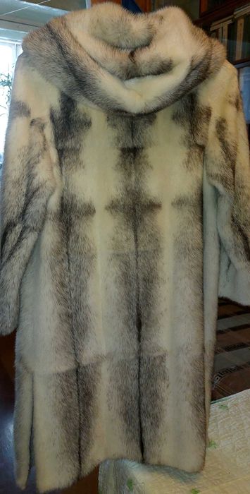 Шуба из меха норки