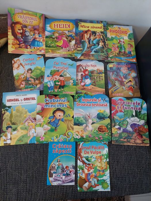 Set 14 cărți cu poveşti frumos ilustrate