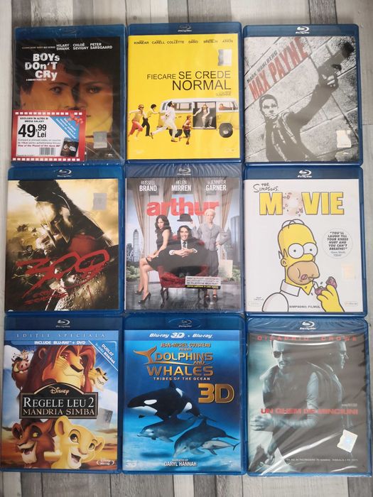 Vând filme bluray