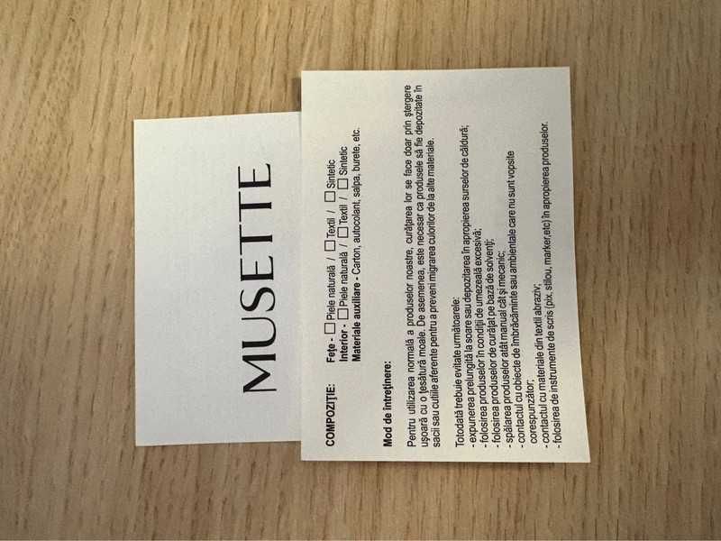 Sandale Musette pentru Femei din Piele Naturala (Vitel)