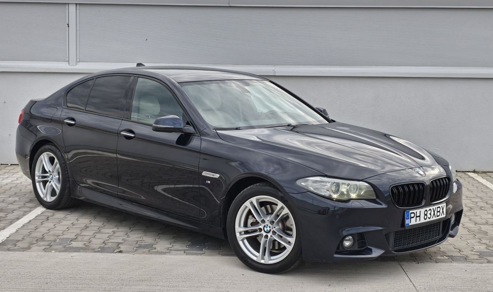 BMW seria 5 F10 Facelift M Paket 190cp 4x4 X-drive Euro6 Germania încălzire moduri navigație automat piele faza lunga automata clima doua zone