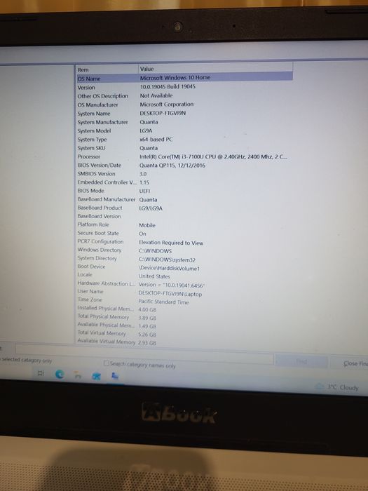 ‼️Oferta ‼️Laptop I3 gen 7 - SSD