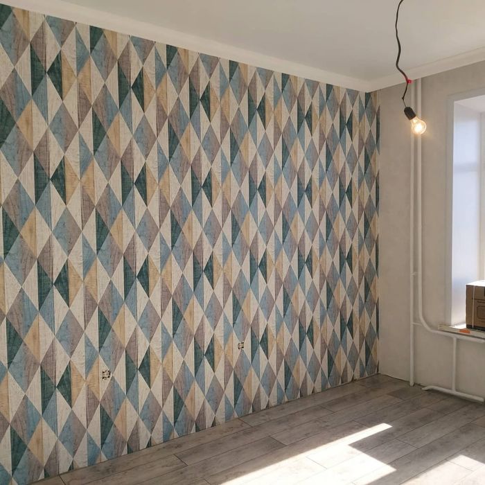 Качественно клеем обой