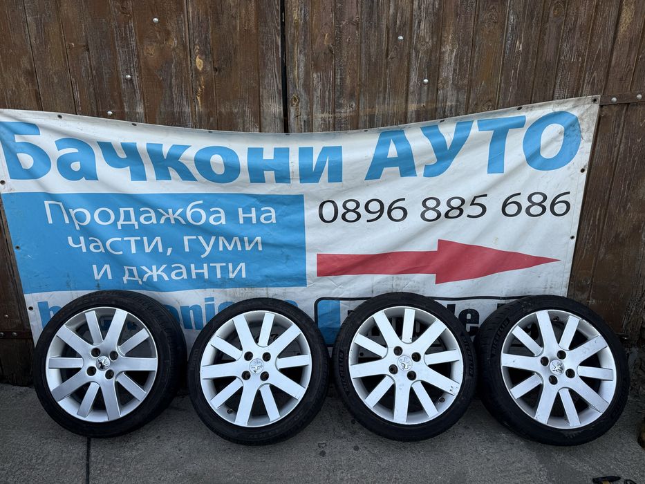 17 4х108 джанти с летни гуми