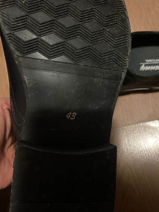 Естествена кожа официални мъжки обувки 43 н