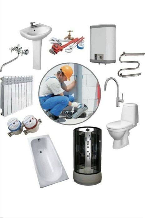 Услуга сантехники сантехник уста мастер унитаз раковина ванна смесител