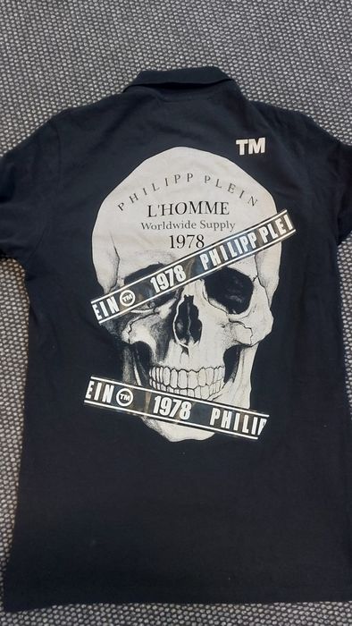 Philipp plein тениска с яка S/M оригинална