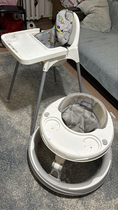 Стул для кормления и ходунок