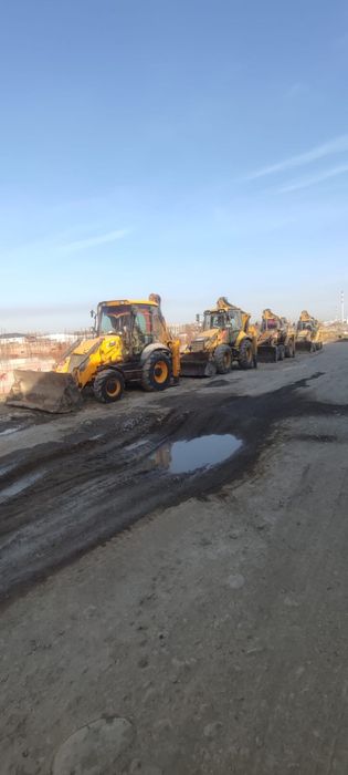 Экскаватор Погрузчик 3 в 1 аренде Трактор в Алматы 24/7 без выходных