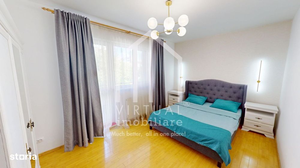 Apartament cu 3 camere, 92mp utili+teresa 23mp, bloc cu lift, etaj 2