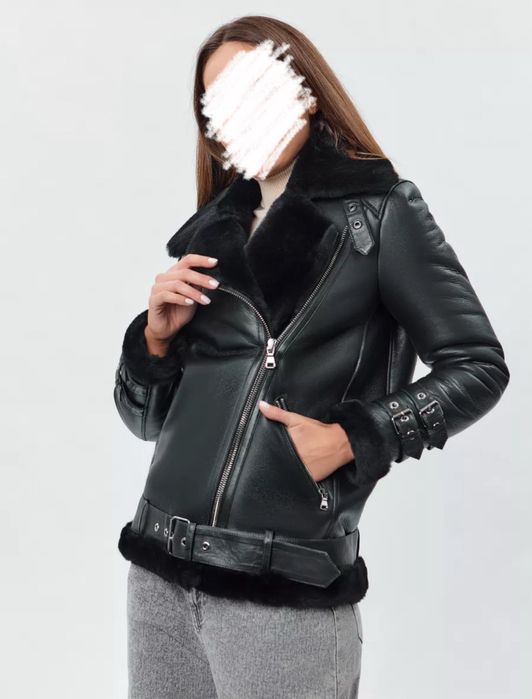 Срочно продаю дубленку авиатор