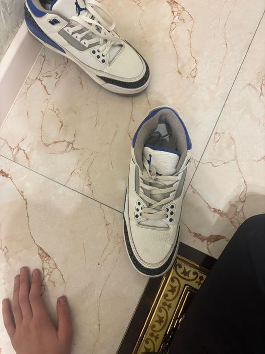Jordan 3 blue and white