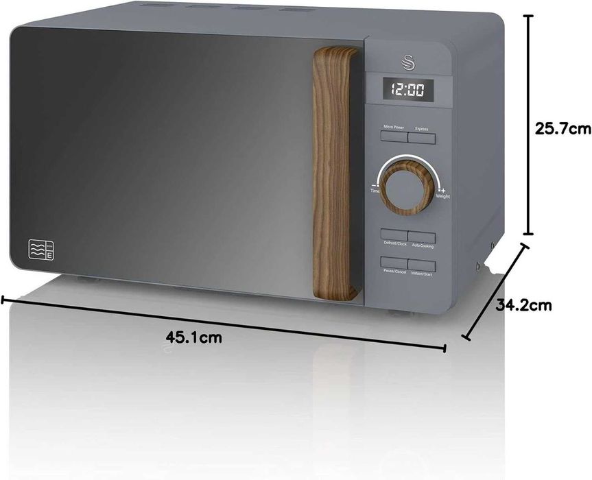 Cuptor microunde, 20 litri, Swan, Nordic SM22036BLUNE, albastru DB147