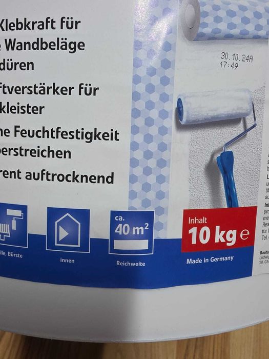 Adeziv universal pentru tapet 10 kg baufan