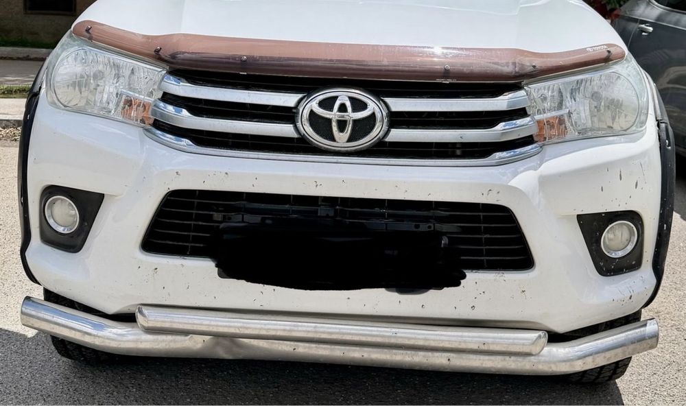 Зашита бампера на Hilux