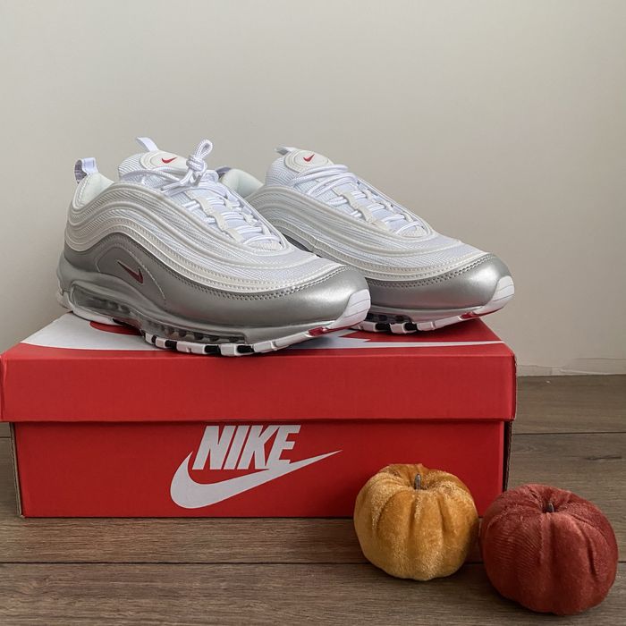 Nike Air Max 97 White Silver размер 45
