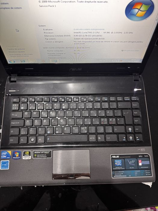 Laptop ASUS U41J functional.