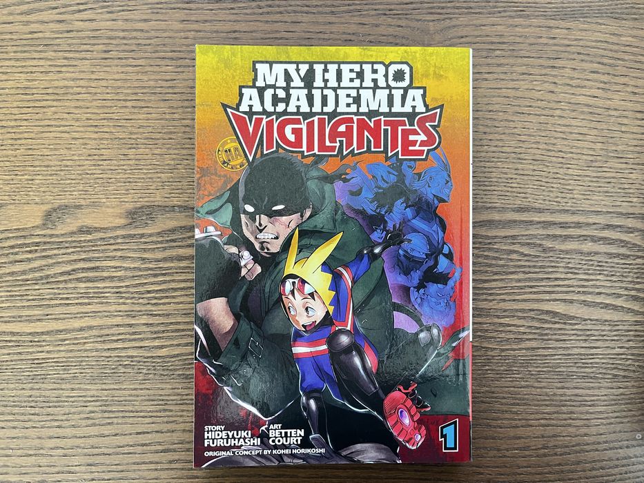 Три волюма манга на My Hero Academia: Vigilantes