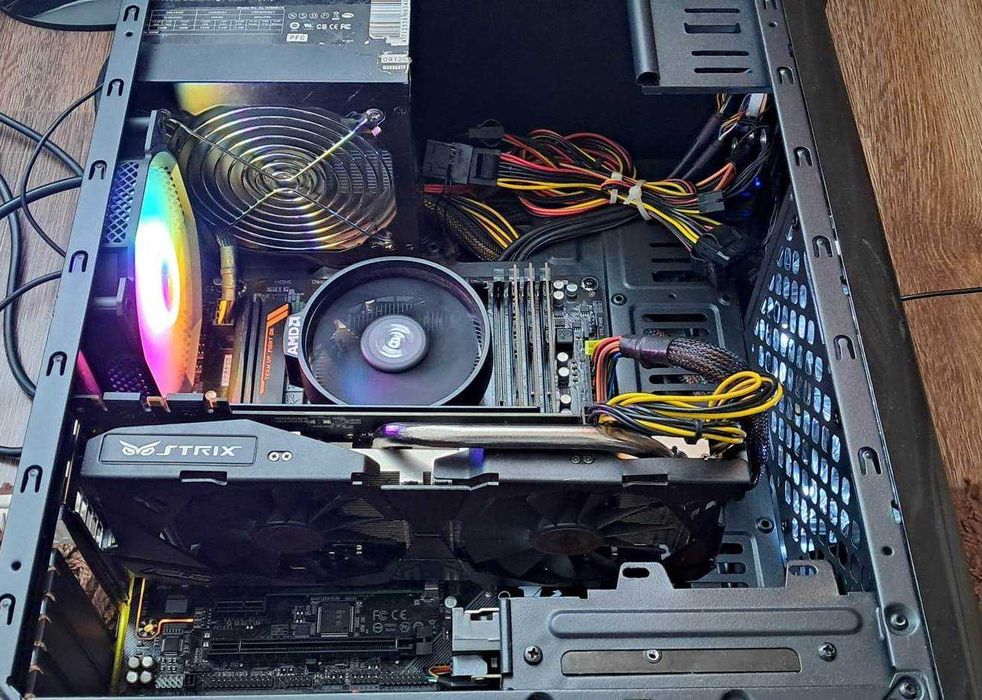 Gaming PC Ryzen 5 2600/GTX 970-4GB/16 GB DDR4/SSD+HDD/GTA5/CS GO,etc