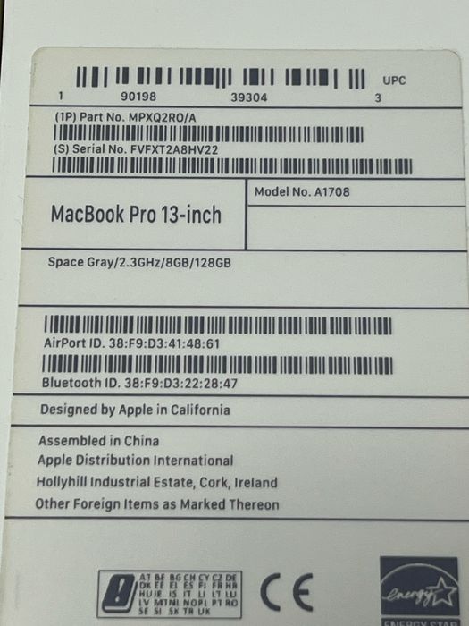 Macbook Pro 13, 2017 impecabil FullBox