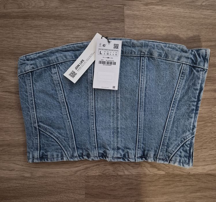 Дънково бюстие Zara