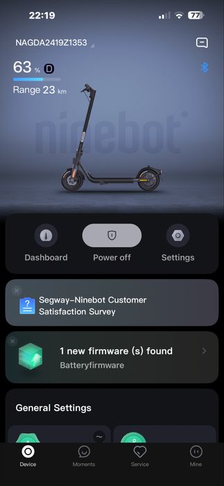 Trotineta electrica ninebot kickscooter f2 Segway