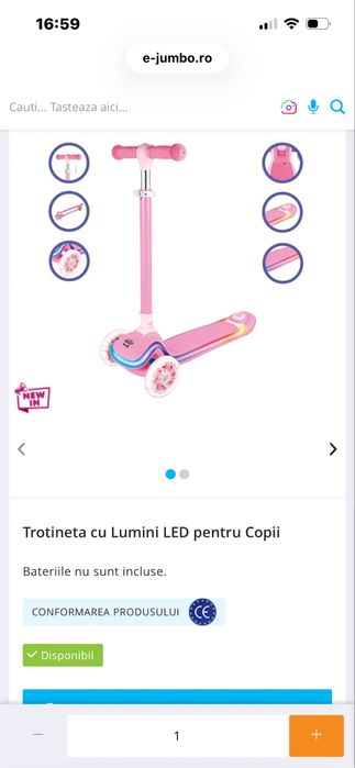 Trotineta noua jumbo