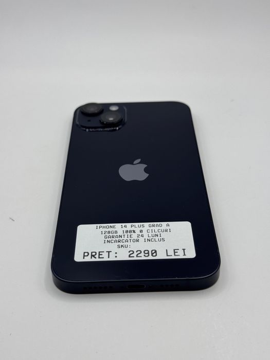 Iphone 14 Plus 128GB 100% Grad A Garantie 24 luni - zonemag.ro