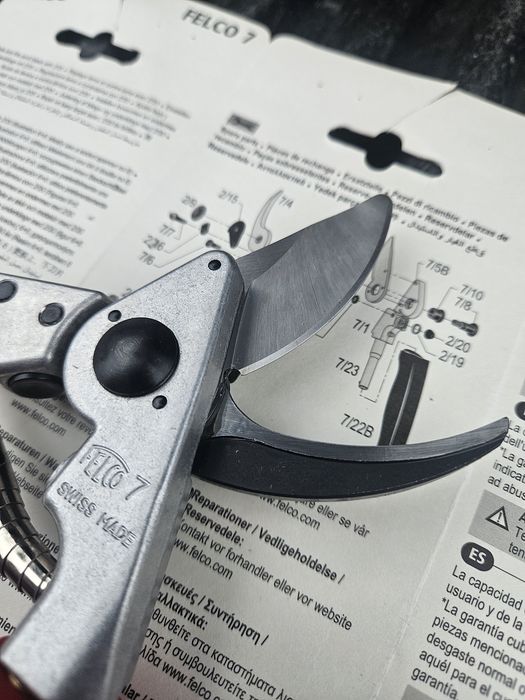 Felco7 Foarfeca profesionala gradina,pomi,vie  cu mâner rotativ made i