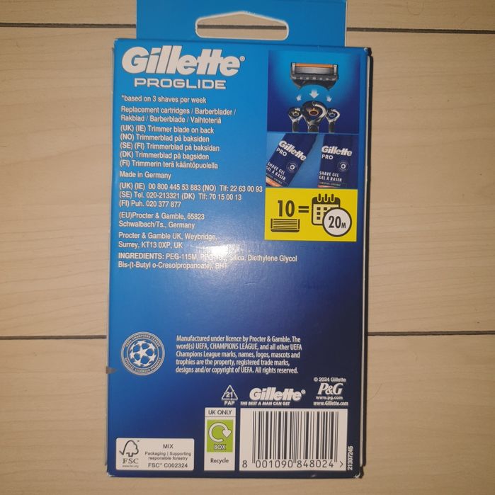 Set 10 rezerve Gillette Proglide  germania sigilat