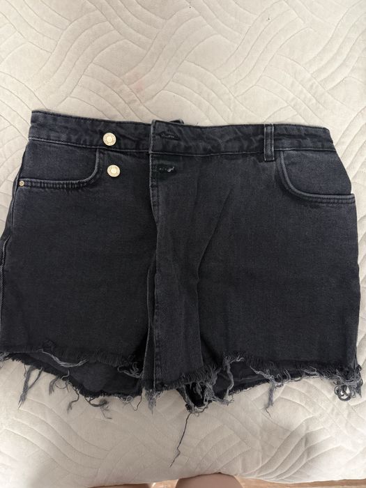 Джинсовые юбка-шорты зара