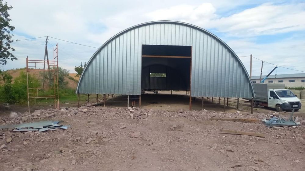 Бескаркасные Ангары