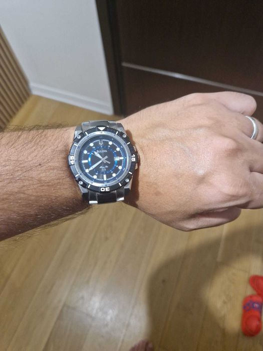 Ceas Bulova Marine Star, 98B177, bratara otel