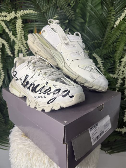 Balenciaga Track White Signature