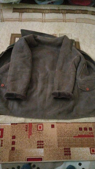 Дублёнка светло коричневая