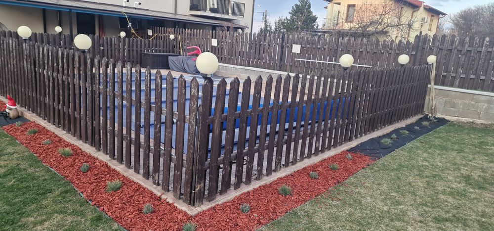 Gard din lemn 25m liniari