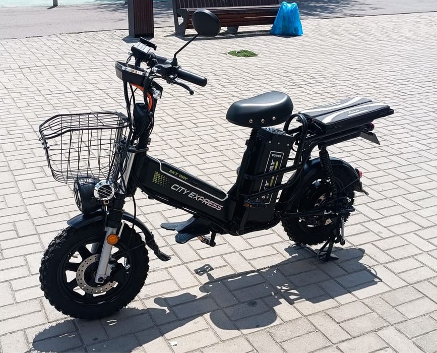 Электровелосипед CITY EXPRESS 12 дюйм 2025 черный