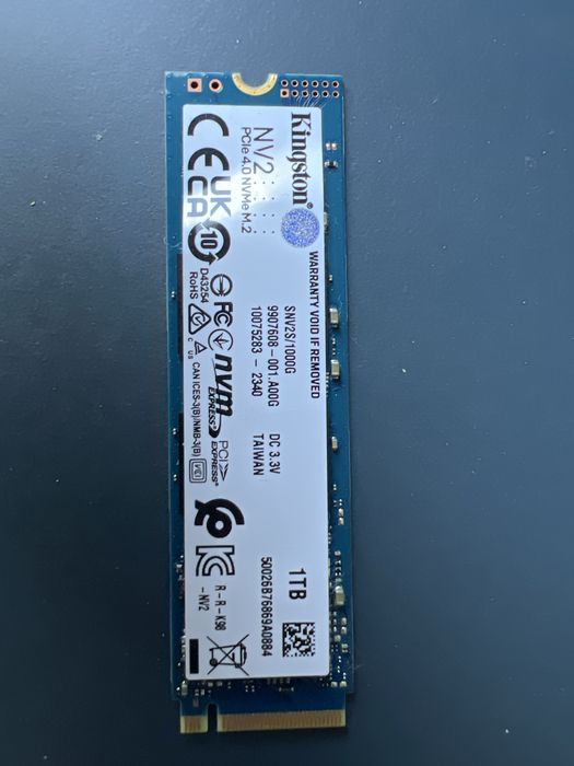 SSD Kingston NV2 1TB, PCIe 4.0 NVMe M.2
