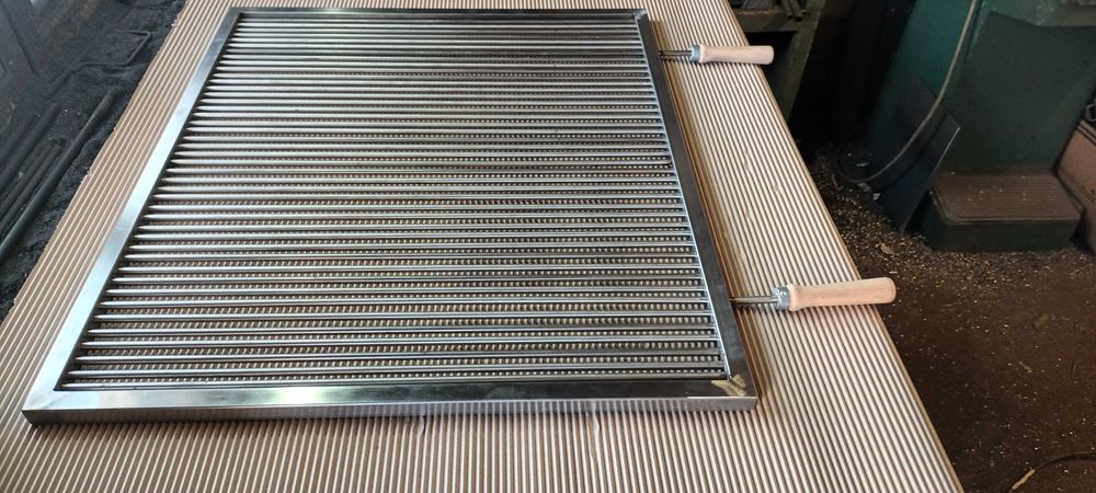 Gratar 70X50 CM INOX Alimentar, Bare 8mm,Rotative