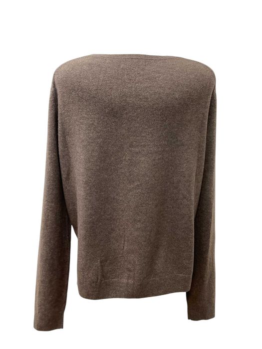 L'ESSENCE размер 42 - L - XL дамски кашмирен пуловер 100% КАШМИР бежов