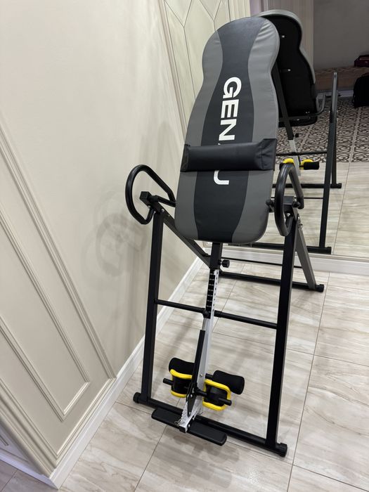 Инверсионный стол ersport inversion table elite черный красный