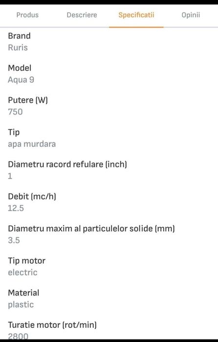 Pompa Submersibila apa murdara