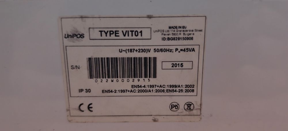 Centrala Incendiu Wireless Unipos VIT01